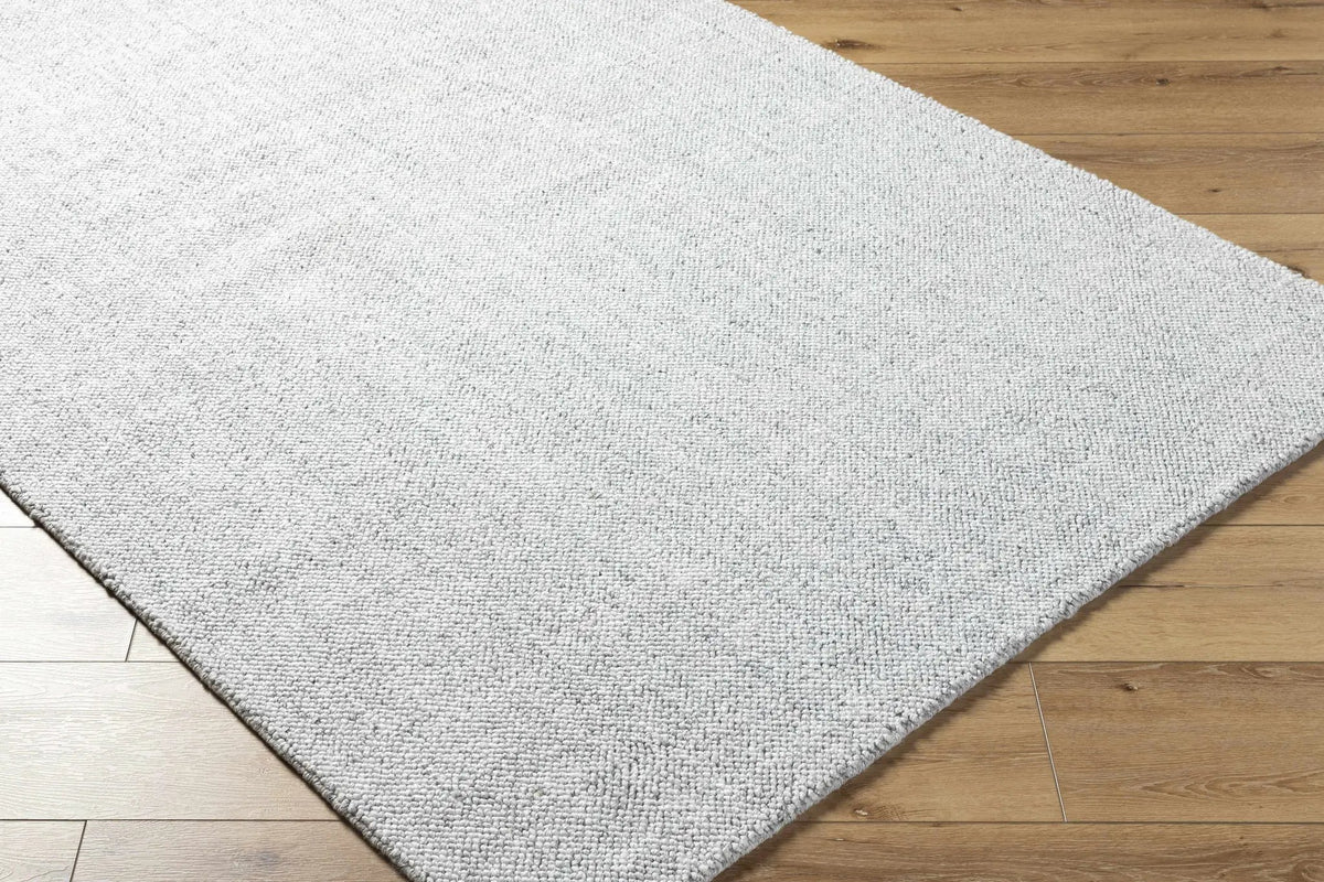 Zareh Gray Blue Solid Area Rug - Clearance, photo 3 of 8