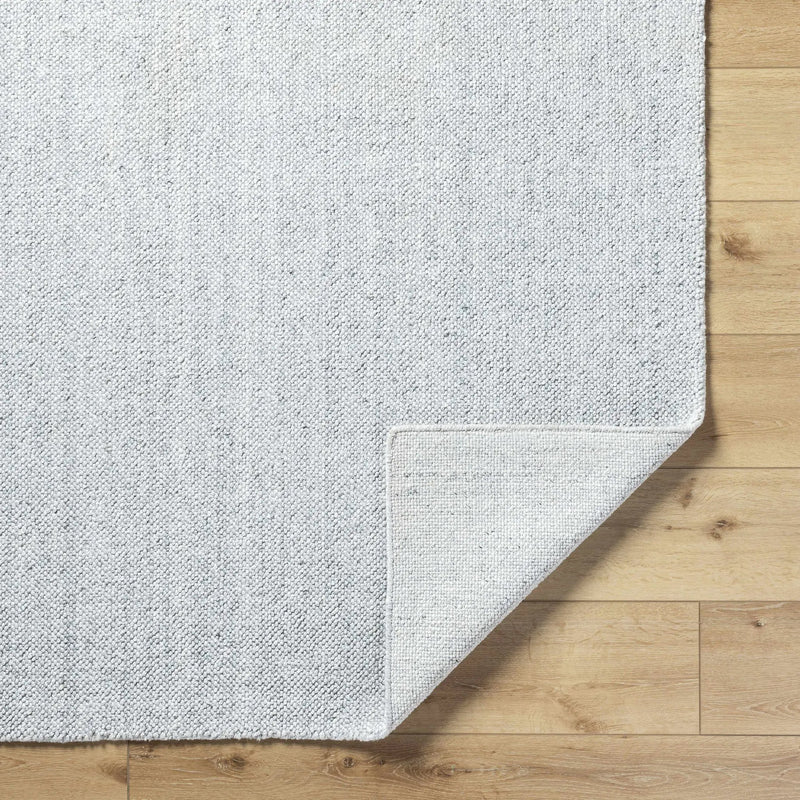 Zareh Gray Blue Solid Area Rug - Clearance by Boutique Rugs