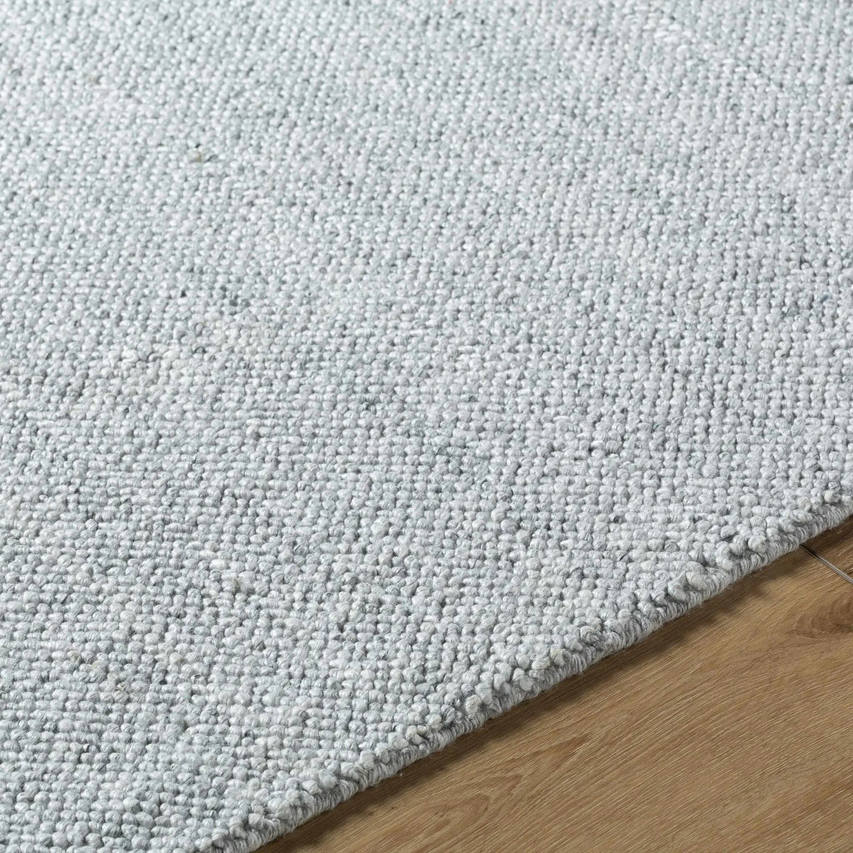 Zareh Gray Blue Solid Area Rug - Clearance, photo 7 of 8