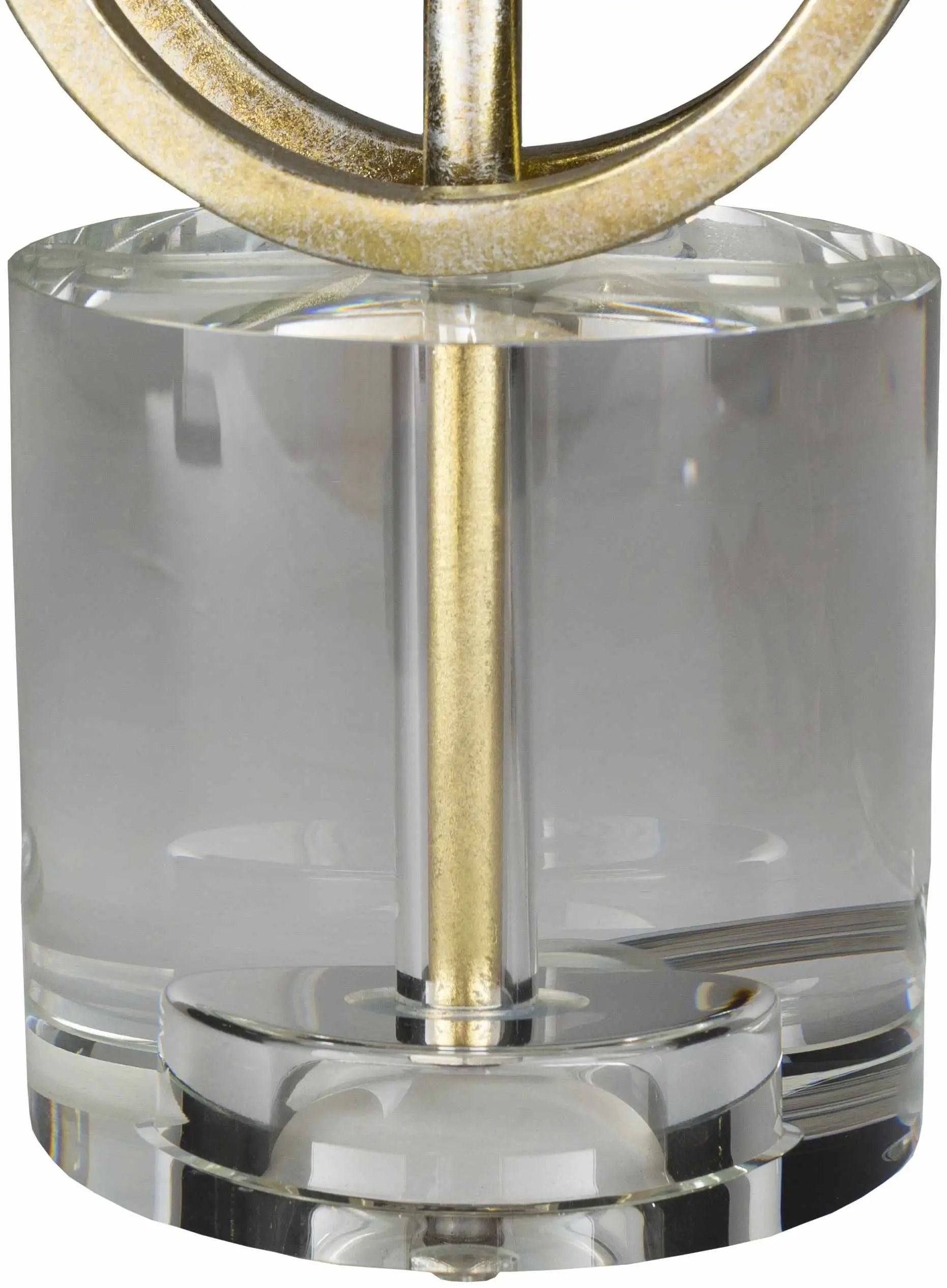 Zell Gold Crystal Table Lamp - Clearance by Boutique Rugs