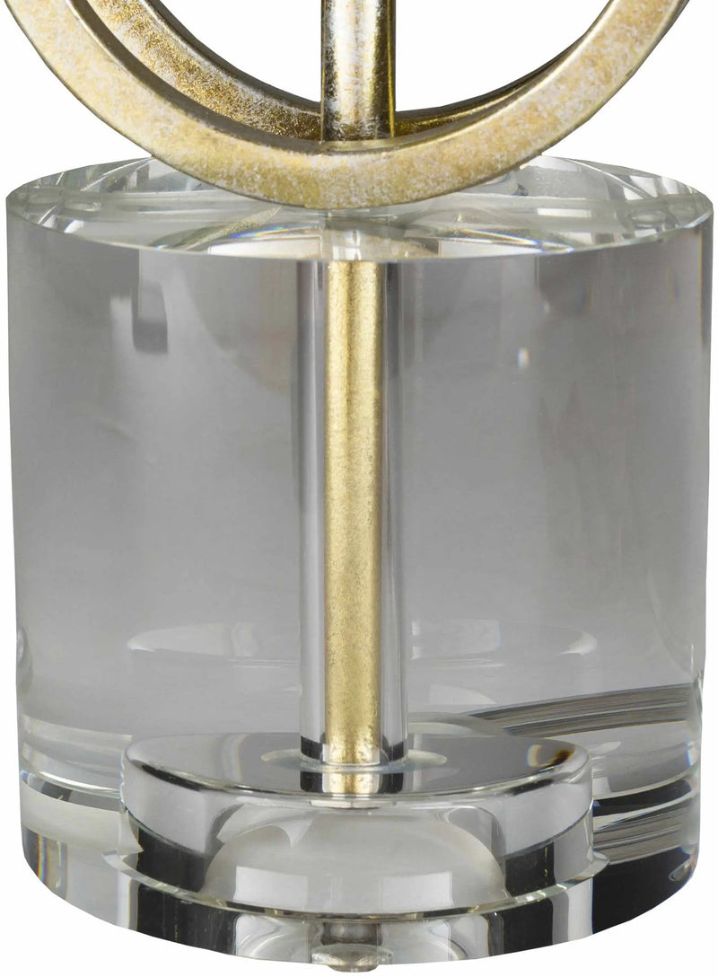 Zell Gold Crystal Table Lamp - Clearance by Boutique Rugs