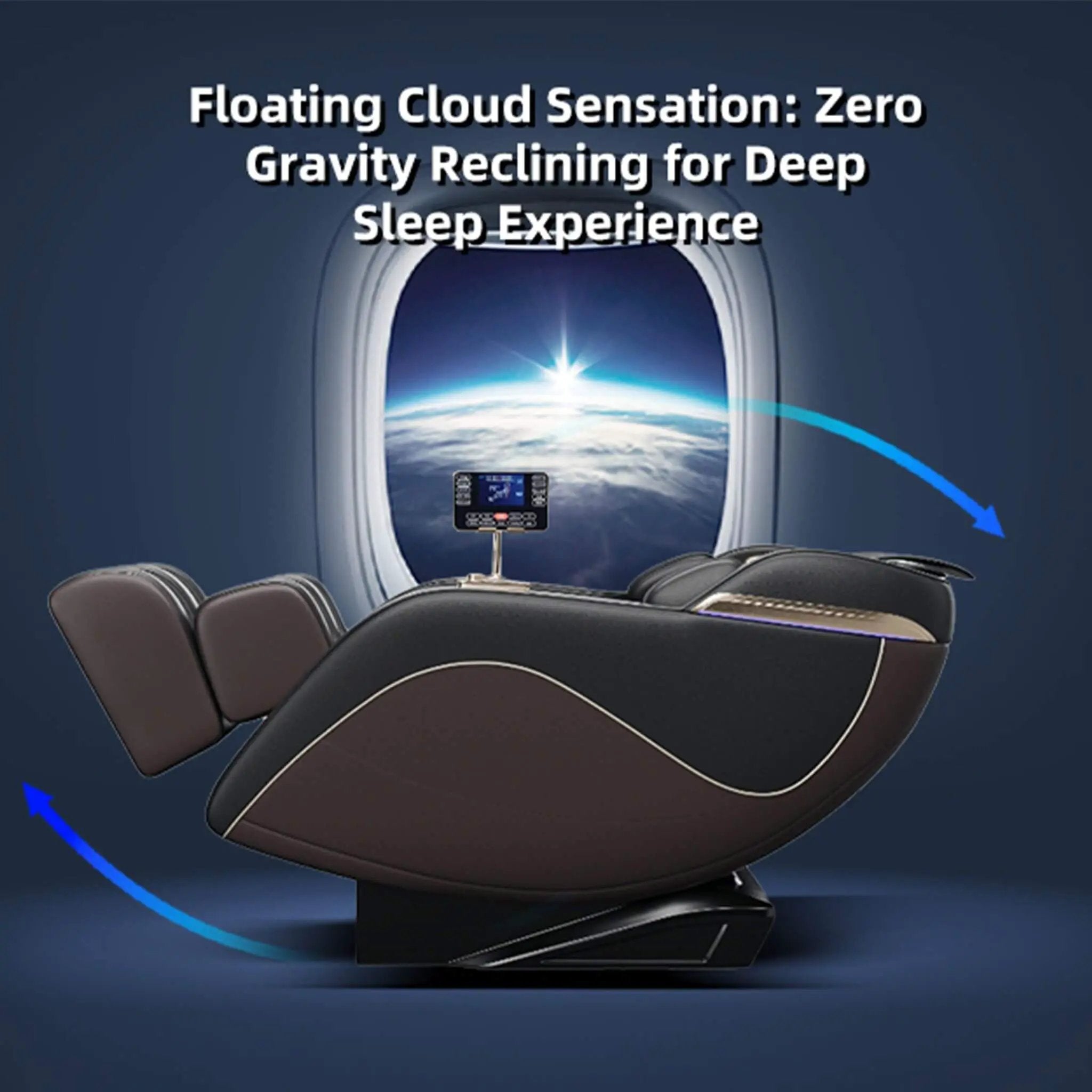 Airvana Infinity Zero-Gravity Heated Massage Chair With SL Track And Built-In Speakers (SAK46029) by SAKSBY WHOLESALE