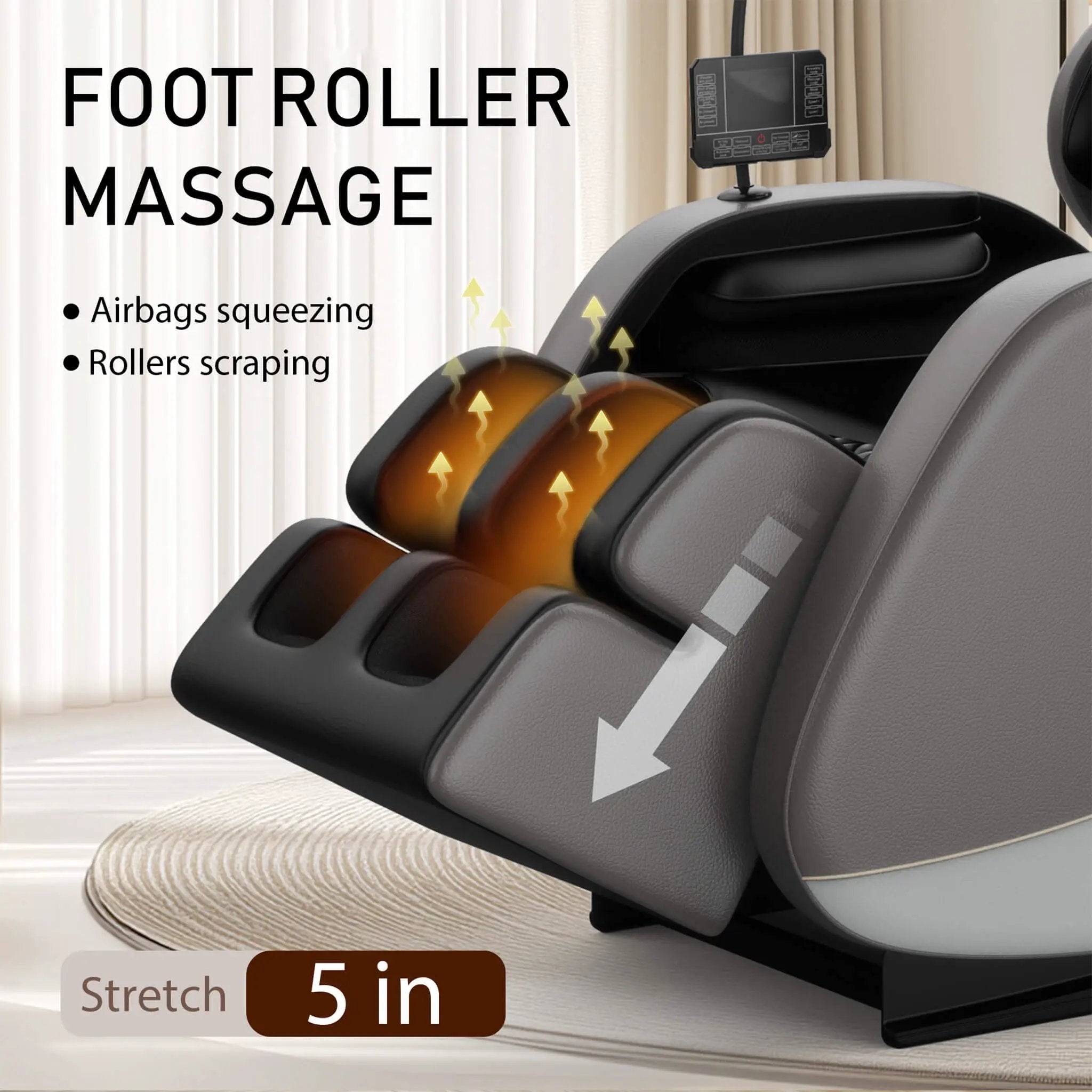 Airvana Opulence Zero-Gravity Massage Recliner Chair With Bluetooth Audio (SAK31972) by SAKSBY WHOLESALE