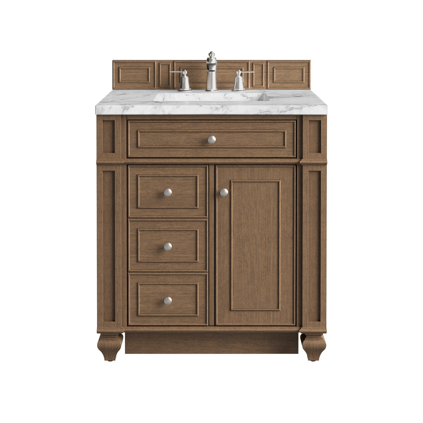 James Martin Bristol 30" Single Bathroom Vanity, Saddle Brown, view 35