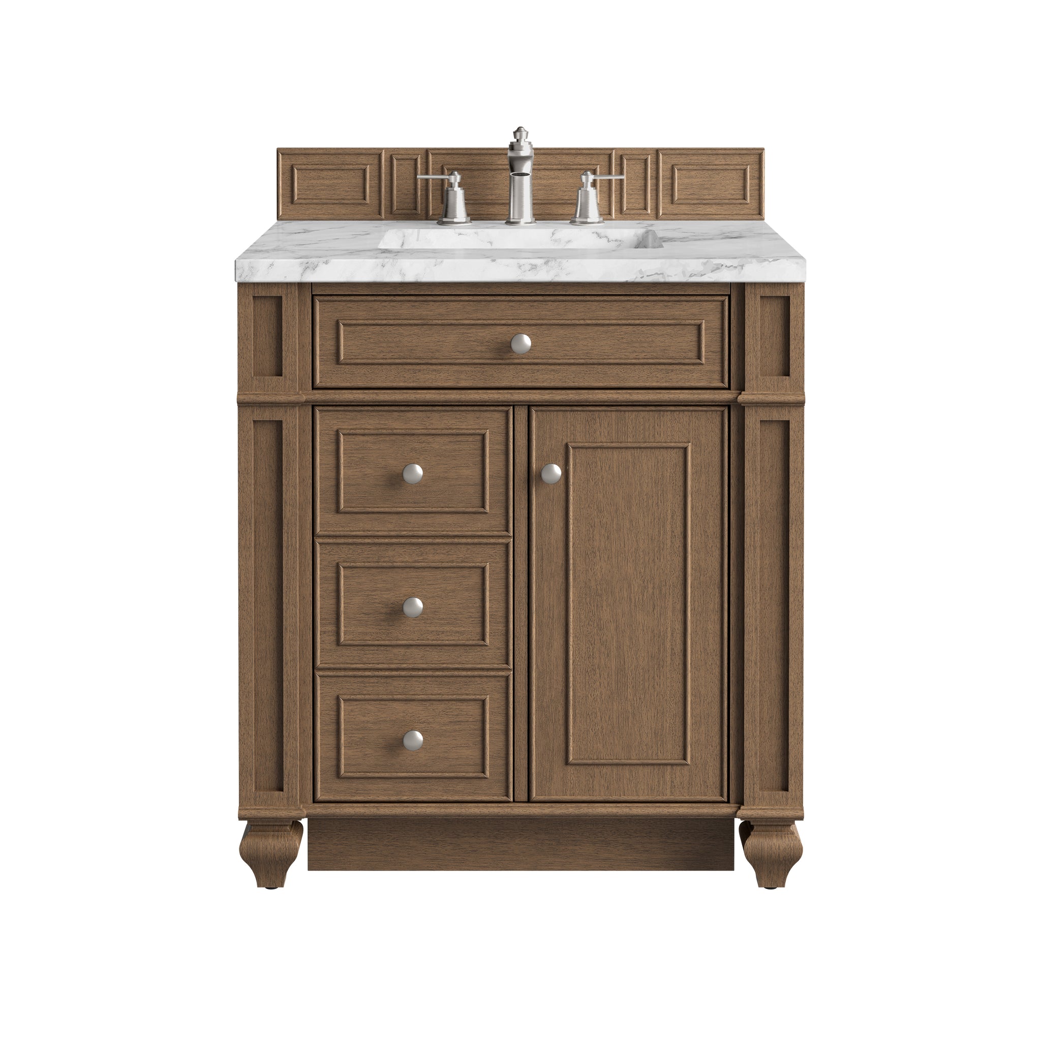 James Martin Bristol 30" Single Bathroom Vanity, Saddle Brown, view 35
