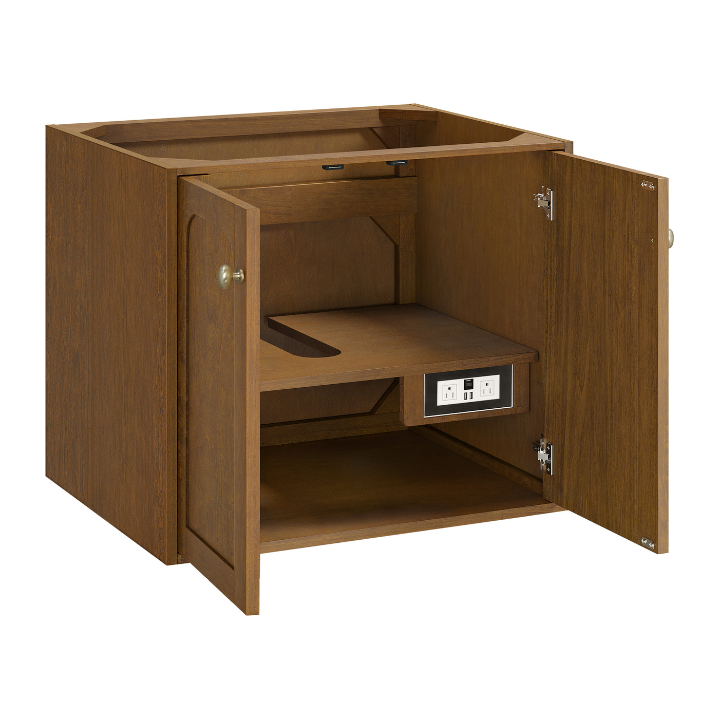 James Martin Laurent 30" Dual Mount Single Bathroom Vanity, Honey Oak, view 18
