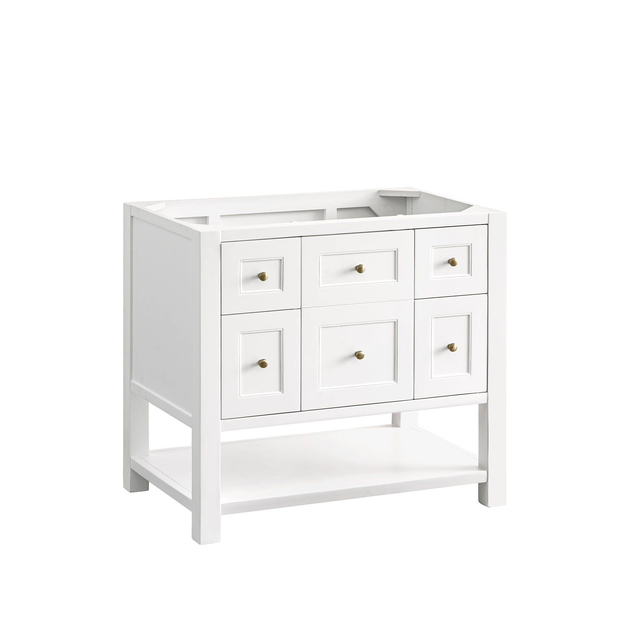 James Martin Breckenridge 36" Single Bathroom Vanity, Bright White, view 14