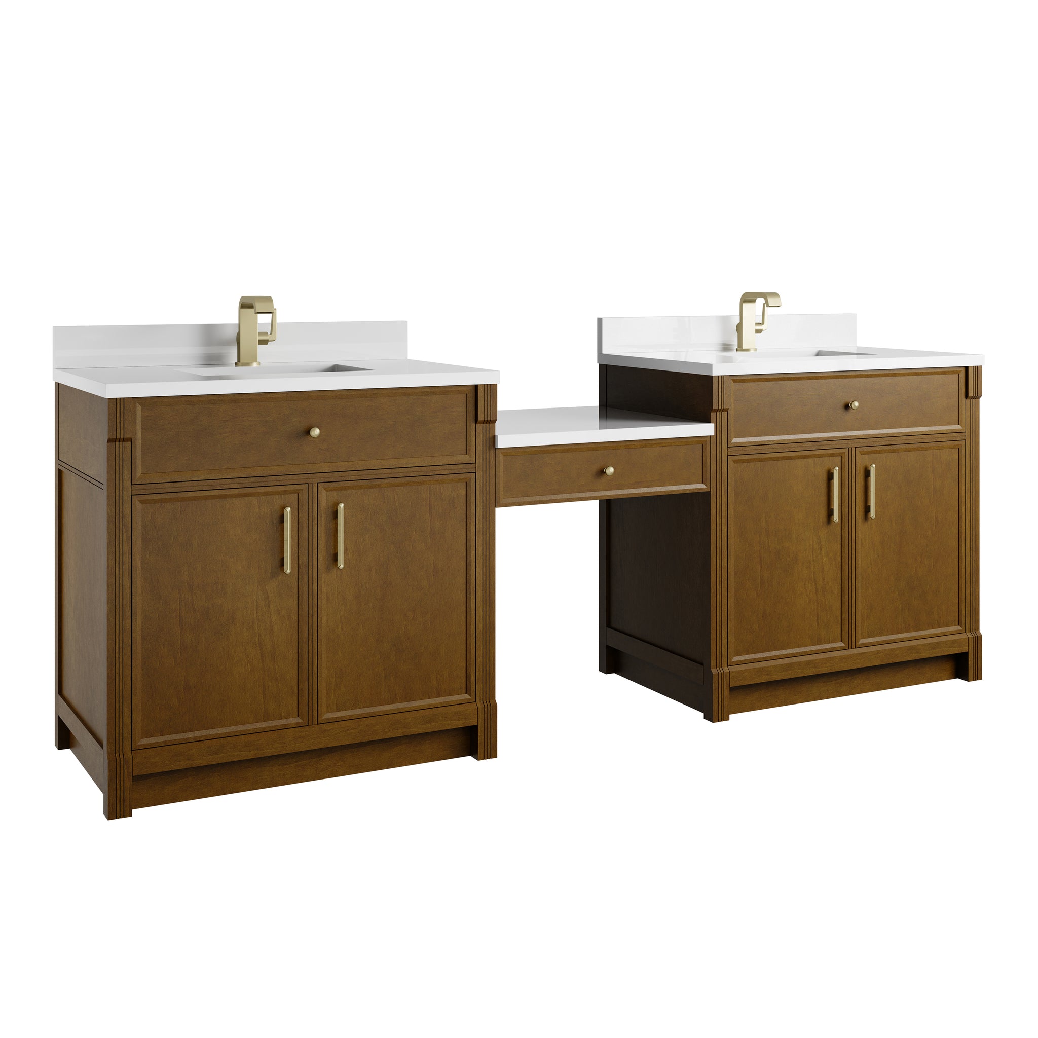 James Martin Bellshire 96" Single Bathroom Vanity, Honey Oak, view 7