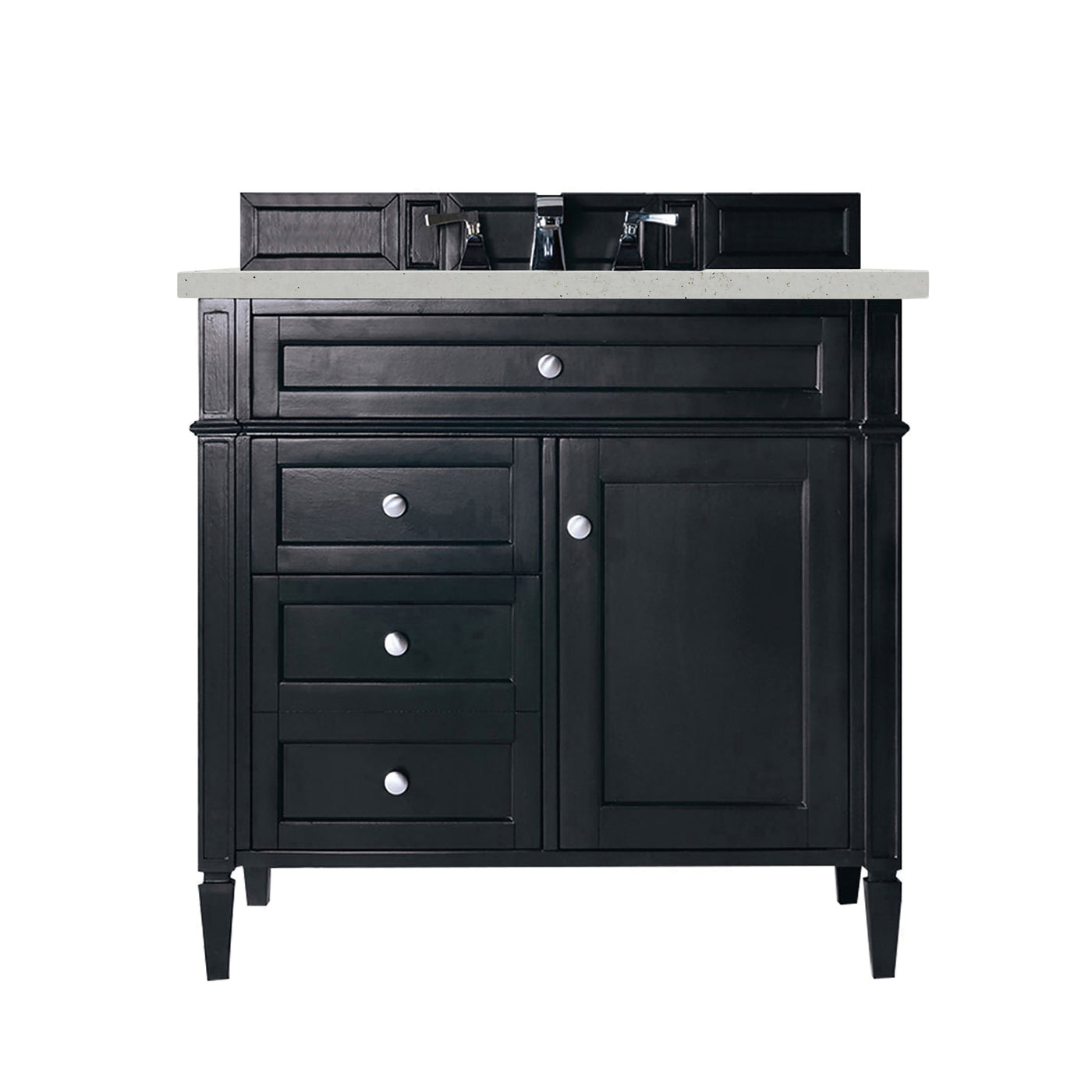 James Martin Brittany 36" Single Bathroom Vanity, Black Onyx, view 16