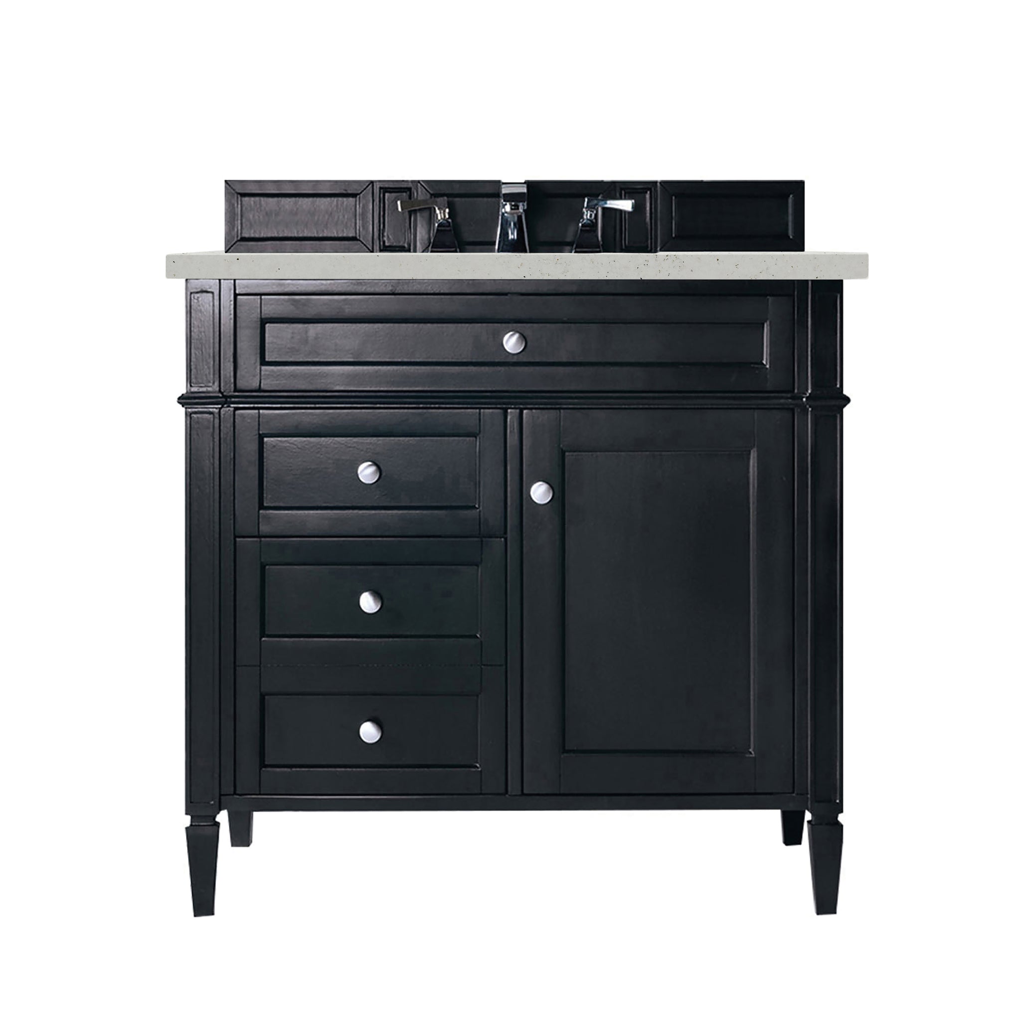 James Martin Brittany 36" Single Bathroom Vanity, Black Onyx, view 16