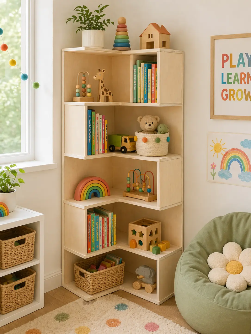 ZIGGY- Corner Shelf by Bush Acres