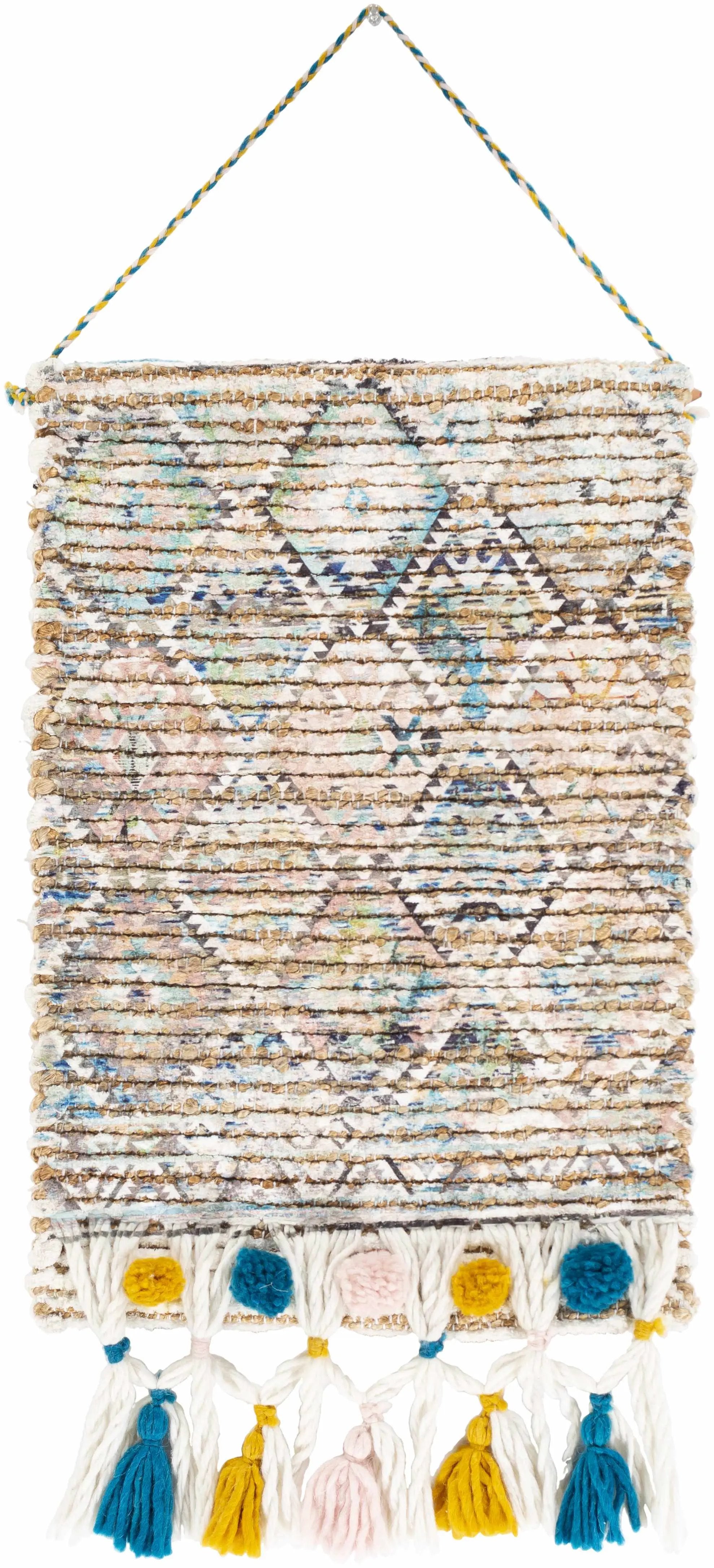 Zillmere Multicolor Woven Wall Hanging - Clearance by Boutique Rugs
