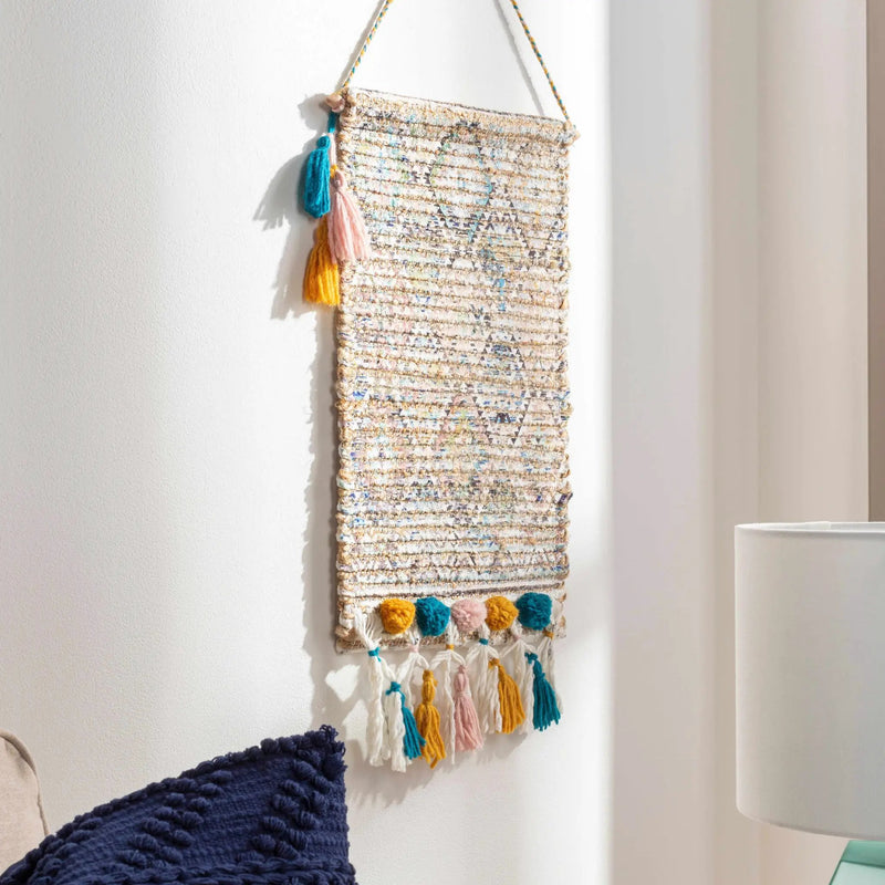 Zillmere Multicolor Woven Wall Hanging - Clearance by Boutique Rugs