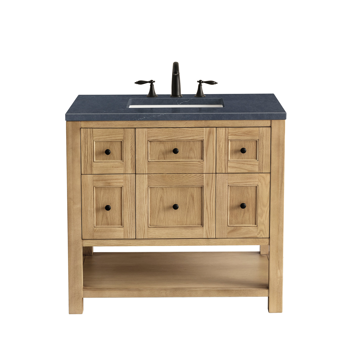 James Martin Breckenridge 36" Single Bathroom Vanity, Light Natural Oak, view 35