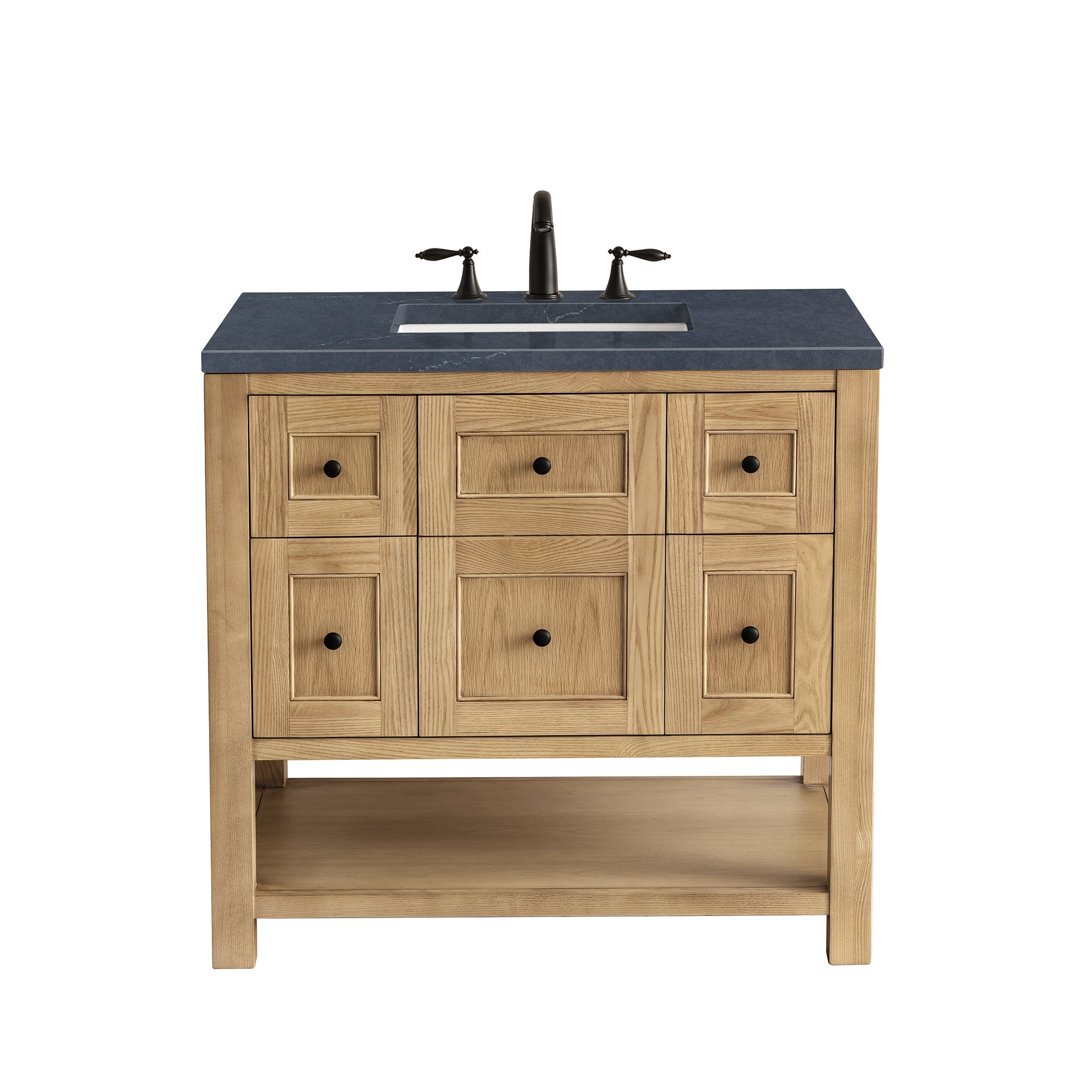 James Martin Breckenridge 36" Single Bathroom Vanity, Light Natural Oak, view 35