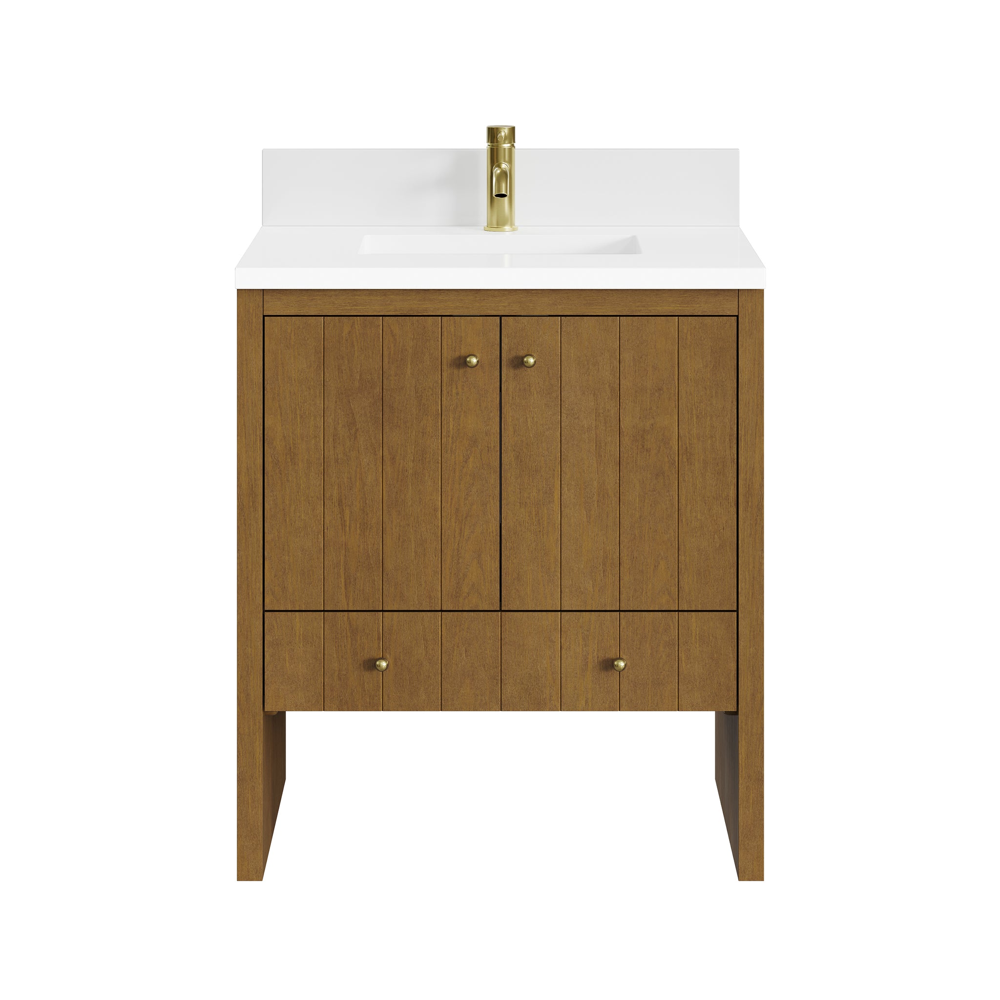 James Martin Hudson 30" Single Bathroom Vanity, Honey Oak, view 38