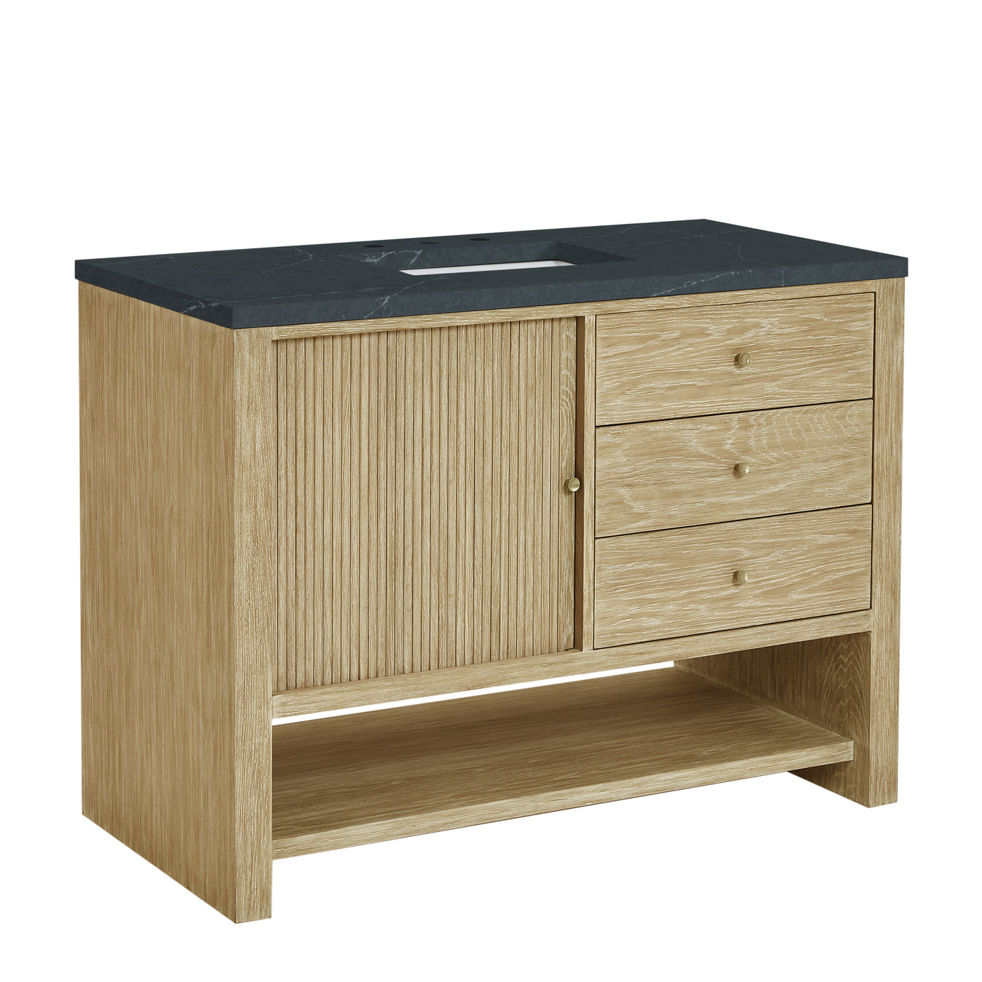 James Martin Marigot 48" Single Bathroom Vanity, Sunwashed Oak, view 36