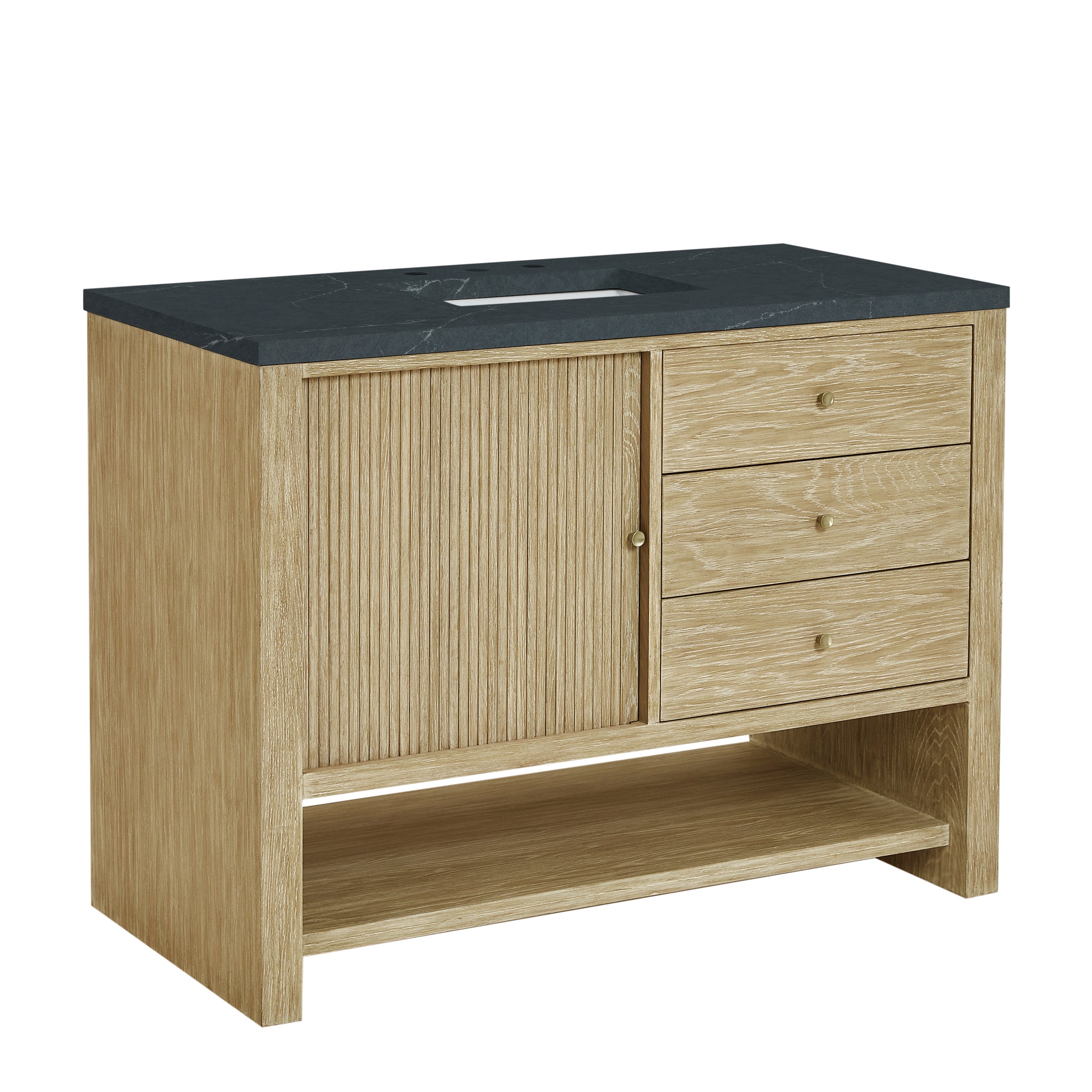James Martin Marigot 48" Single Bathroom Vanity, Sunwashed Oak, view 36