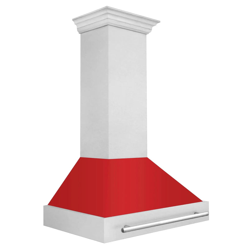 ZLINE 36" DuraSnow® Stainless Steel Range Hood 8654SNX-RM-36 by Farmhouse Kitchen and Bath