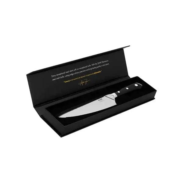 ZLINE 8” Professional Damascus Steel Chef’s Knife KCKT-JD by Farmhouse Kitchen and Bath