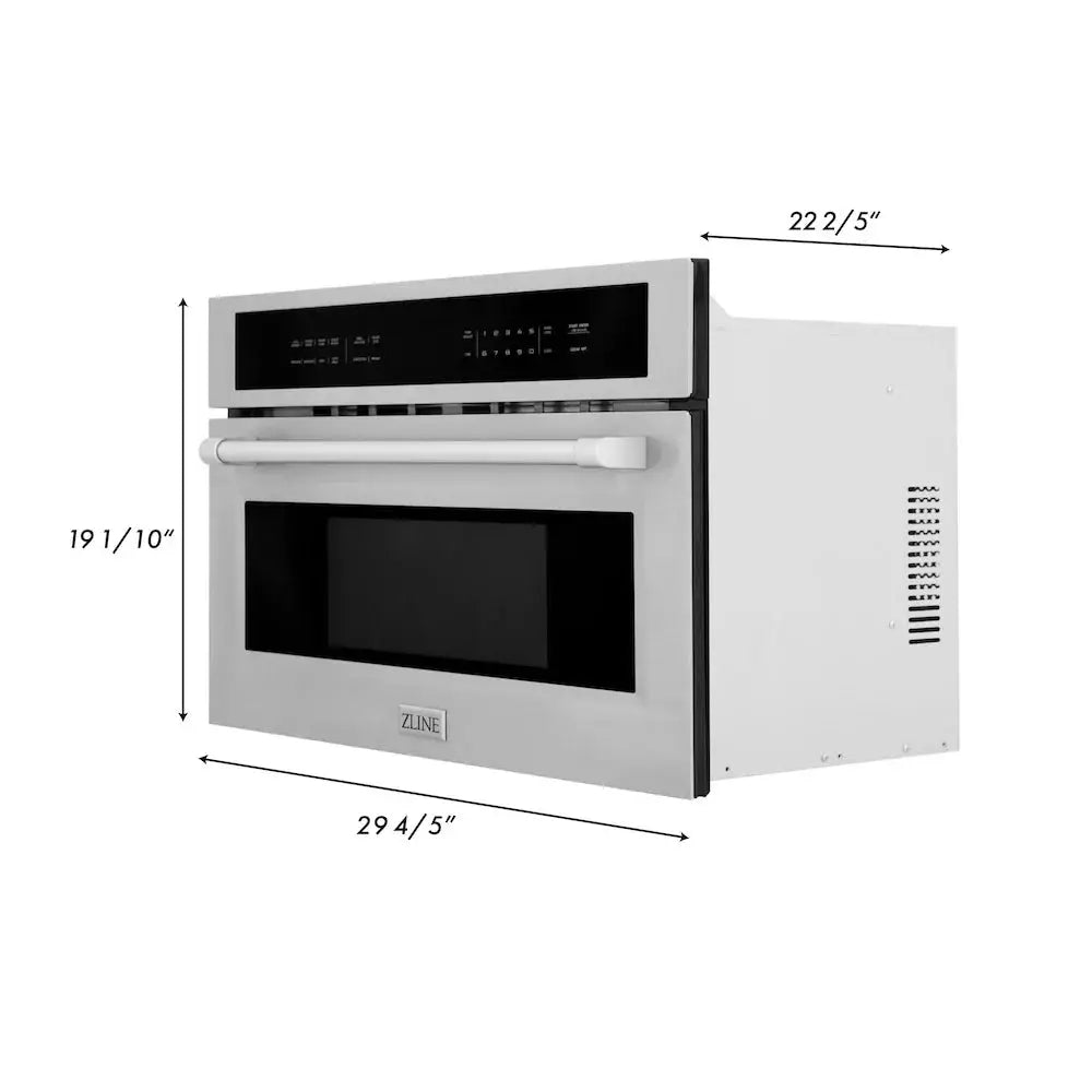 ZLINE 30" Oven ASW30 & Microwave MWO30 Bundle, 2KP-MW30-AWS30 by Farmhouse Kitchen and Bath