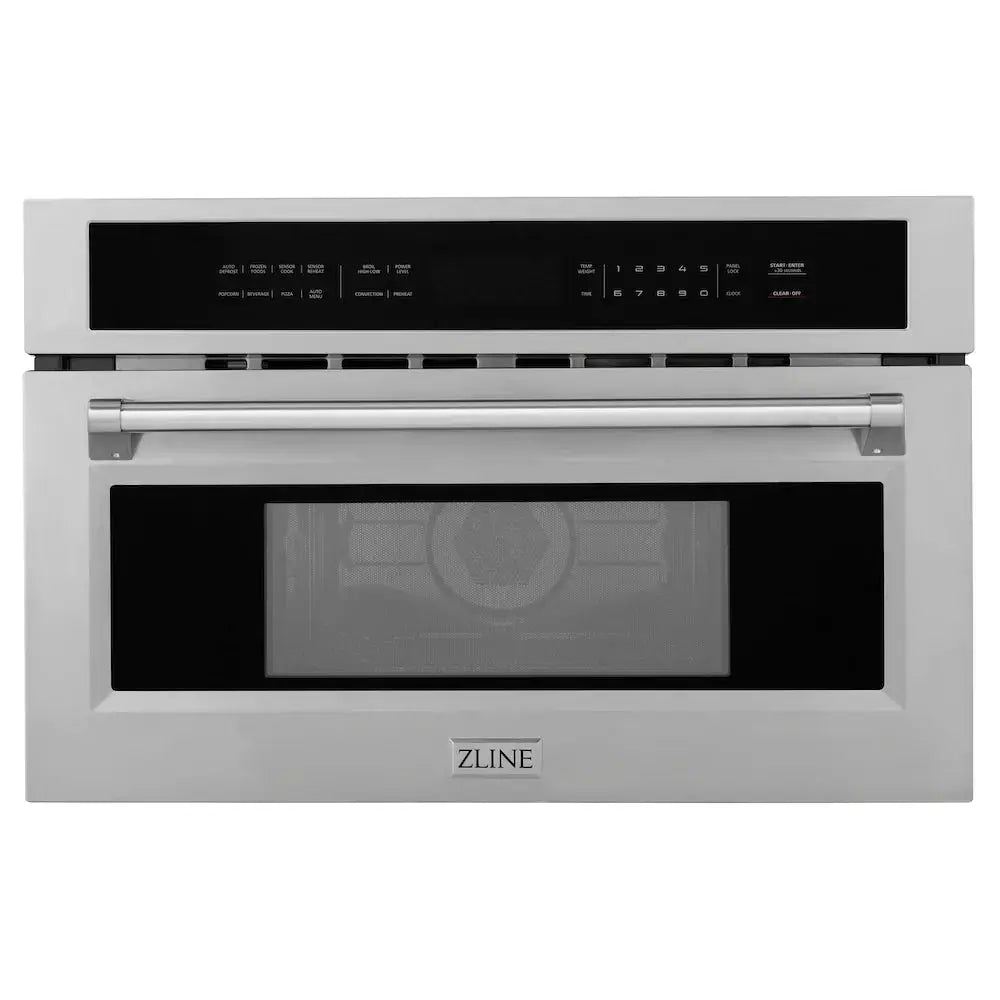 ZLINE Kitchen Package Refrigerator, Rangetop, Wall Oven, Microwave 4KPR-RT36-MWAWS by Farmhouse Kitchen and Bath