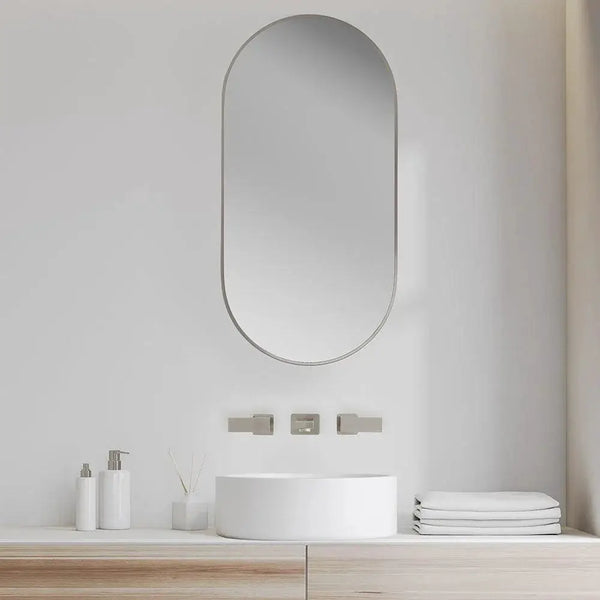 ZLINE Bliss Wall Mount Bath Faucet, BLS-BFW-BN, installed in a room