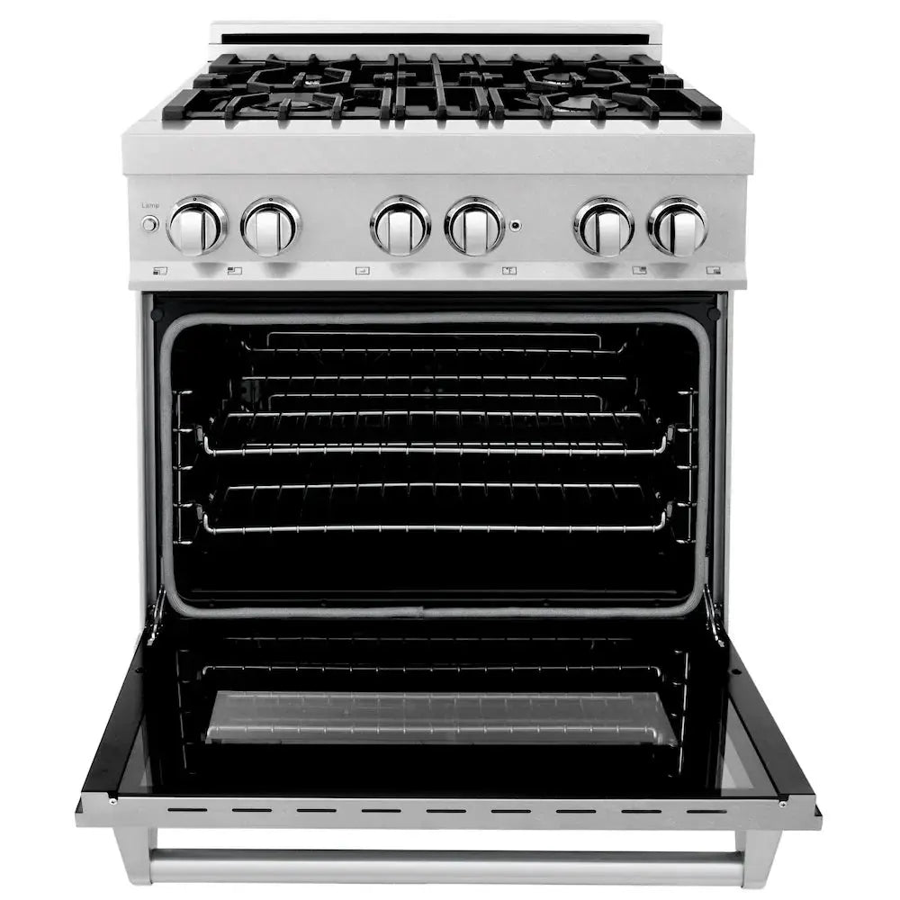 ZLINE 30" Bundled Stainless DualRange RangeHood Dishwasher 3KP-RASRH30-DWV by Farmhouse Kitchen and Bath