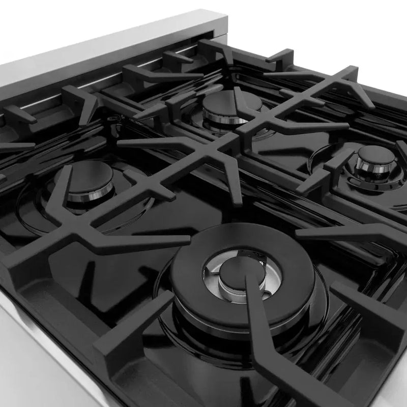 ZLINE 30" Bundle Range RA-BM-30 & Wall Range Hood KB-30, 2KP-RABMRH30 by Farmhouse Kitchen and Bath