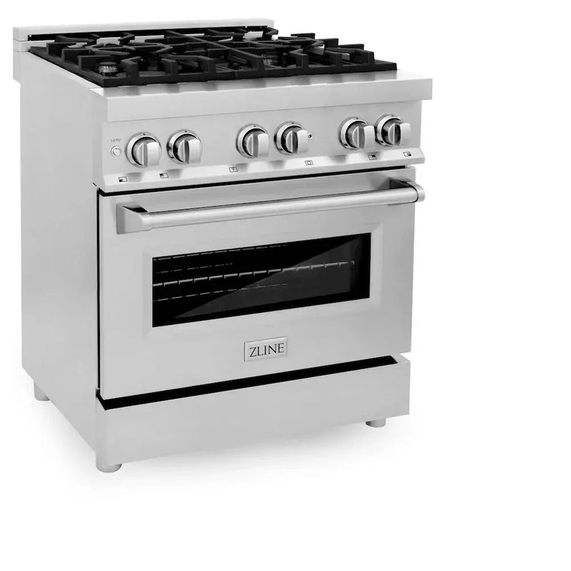 ZLINE 30" Bundle Range RA30 & Microwave MWO-OTR-H-30, 2KP-RAOTR30 by Farmhouse Kitchen and Bath