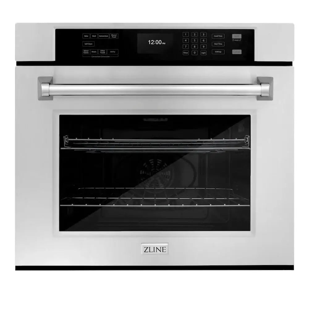 ZLINE Kitchen Package Refrigerator, Rangetop, Wall Oven, Microwave 4KPR-RT30-MWAWS by Farmhouse Kitchen and Bath