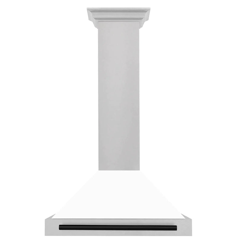 ZLINE 30" Autograph Stainless Wall Range Hood KB4SNZ-WM30-MB by Farmhouse Kitchen and Bath