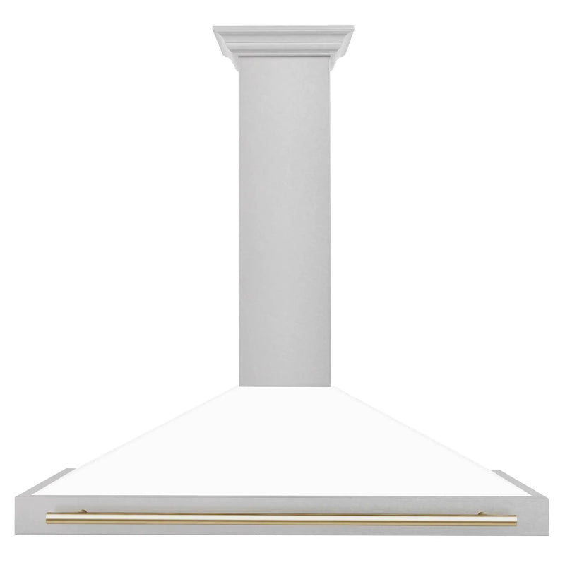 ZLINE 48" Autograph Stainless Wall Range Hood KB4SNZ-WM48-G by Farmhouse Kitchen and Bath