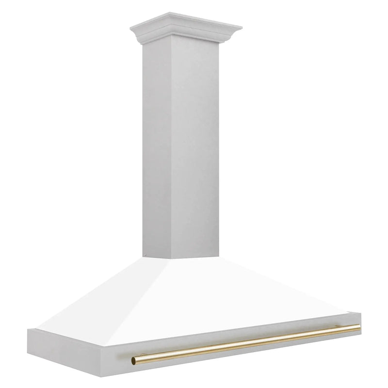 ZLINE 48" Autograph Stainless Wall Range Hood KB4SNZ-WM48-G by Farmhouse Kitchen and Bath