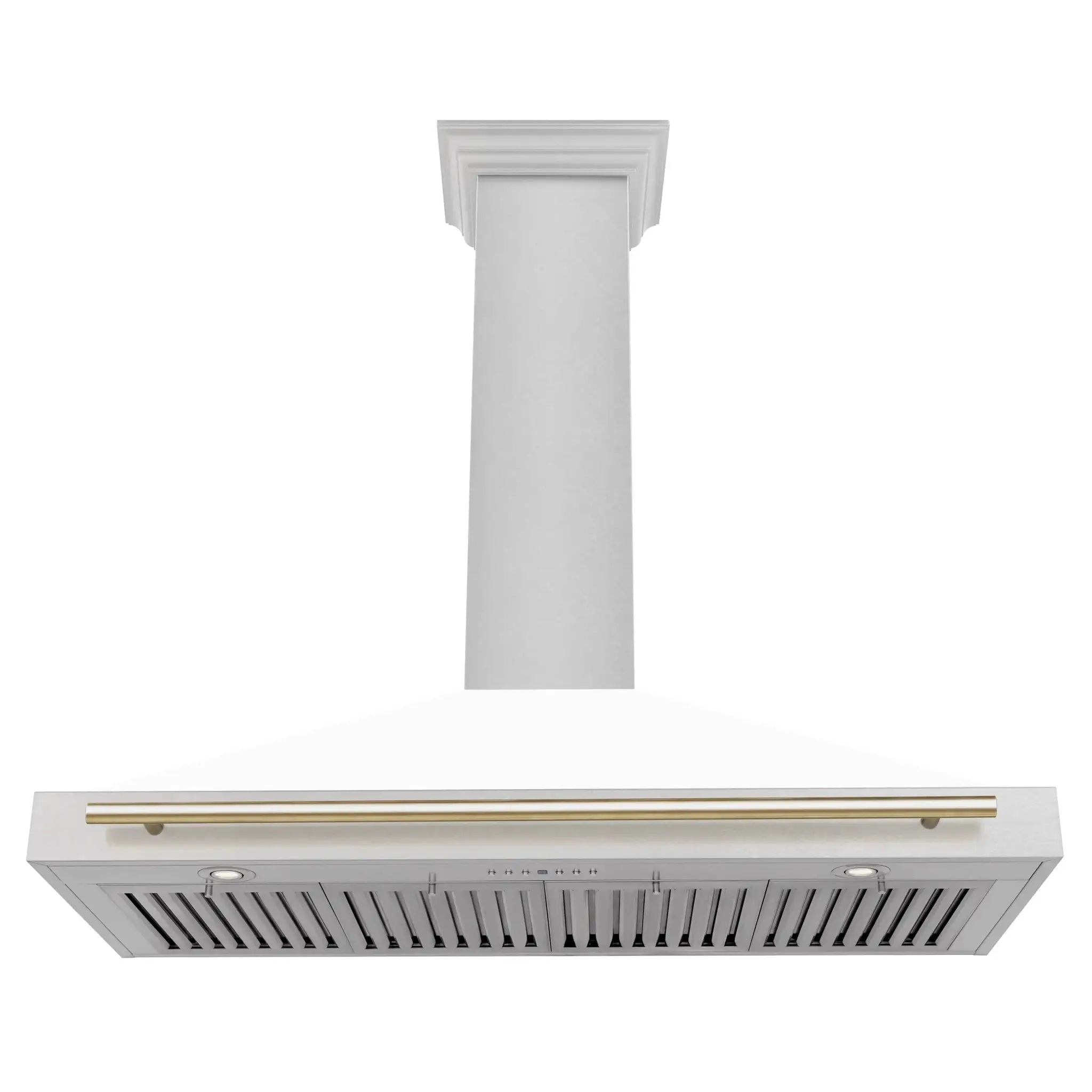 ZLINE 48" Autograph Stainless Wall Range Hood KB4SNZ-WM48-G by Farmhouse Kitchen and Bath