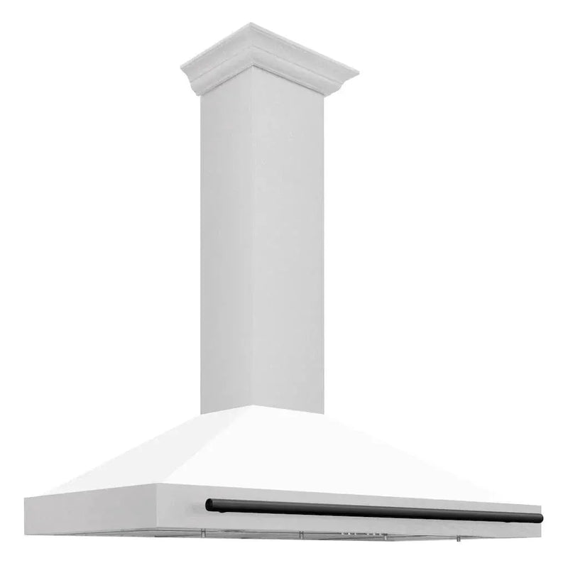 ZLINE 48" Autograph Stainless Wall Range Hood KB4SNZ-WM48-MB by Farmhouse Kitchen and Bath