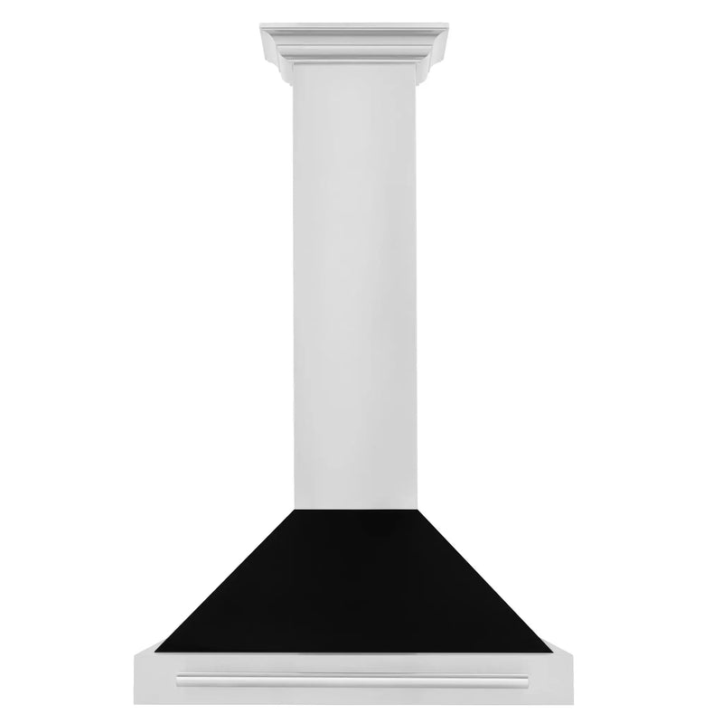ZLINE 30" Stainless Range Hood Shell, Stainless Handle KB4STX-BLM-30 by Farmhouse Kitchen and Bath