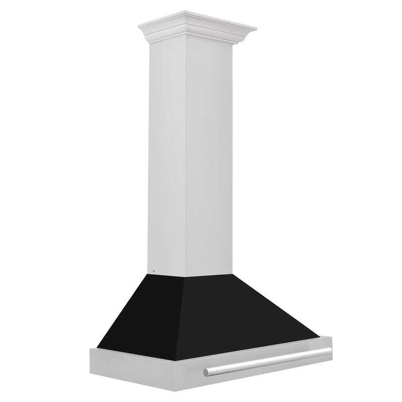 ZLINE 30" Stainless Range Hood Shell, Stainless Handle KB4STX-BLM-30 by Farmhouse Kitchen and Bath