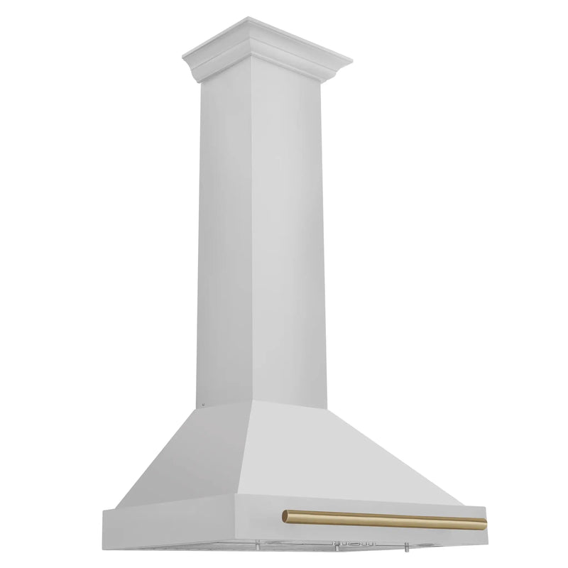 ZLINE 30" Autograph Stainless Wall Range Hood KB4STZ-30-CB by Farmhouse Kitchen and Bath
