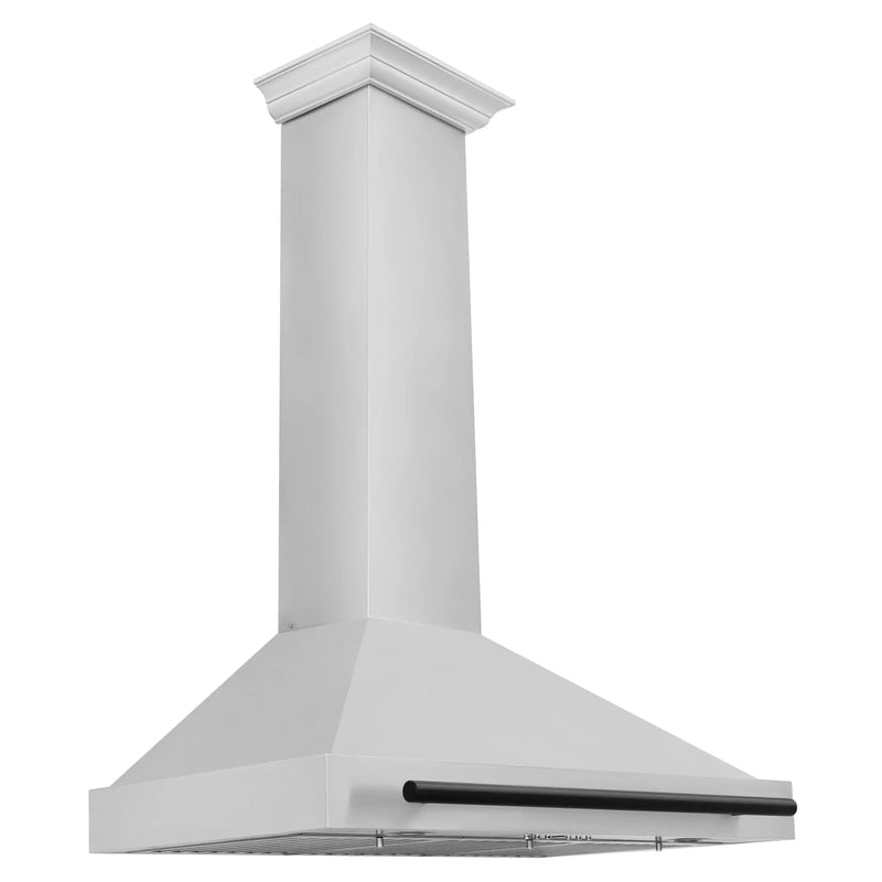 ZLINE 36" Autograph Stainless Wall Range Hood KB4STZ-36-MB by Farmhouse Kitchen and Bath
