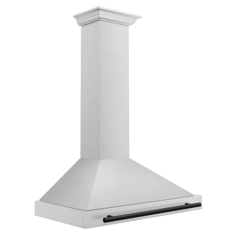 ZLINE 36" Autograph Stainless Wall Range Hood KB4STZ-36-MB by Farmhouse Kitchen and Bath