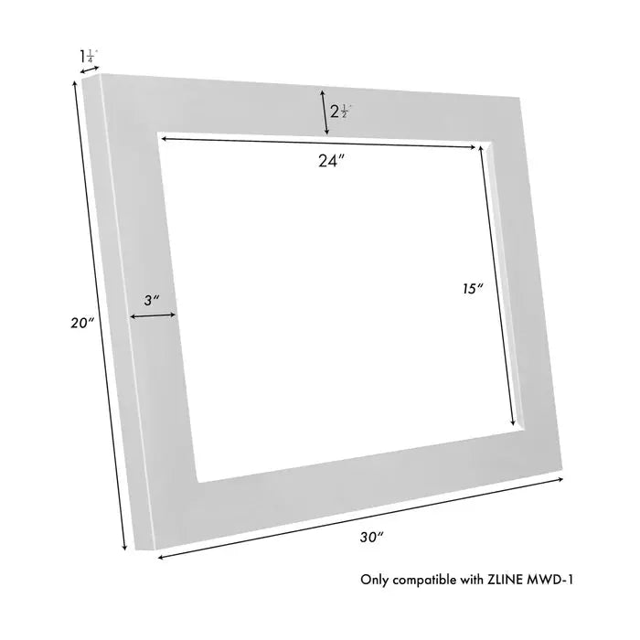 ZLINE Trim Kit for Microwave Drawer, Stainless Steel, TK-MWD by Farmhouse Kitchen and Bath