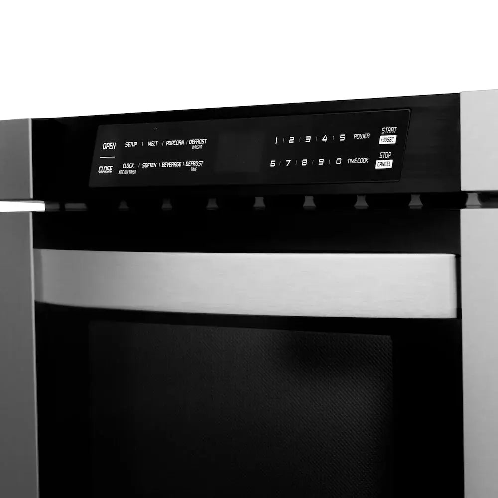 ZLINE 48" Bundled Stainless Dual Range, Range Hood, Microwave, 3KP-RARH48-MW by Farmhouse Kitchen and Bath