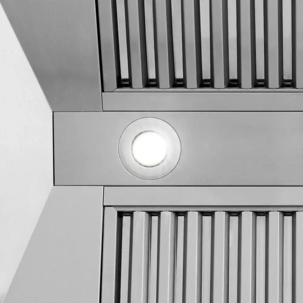 ZLINE 36" Autograph Edition Stainless Steel Range Hood with Stainless Steel Shell and Matte Black Handle, 8654STZ-36-MB by Farmhouse Kitchen and Bath