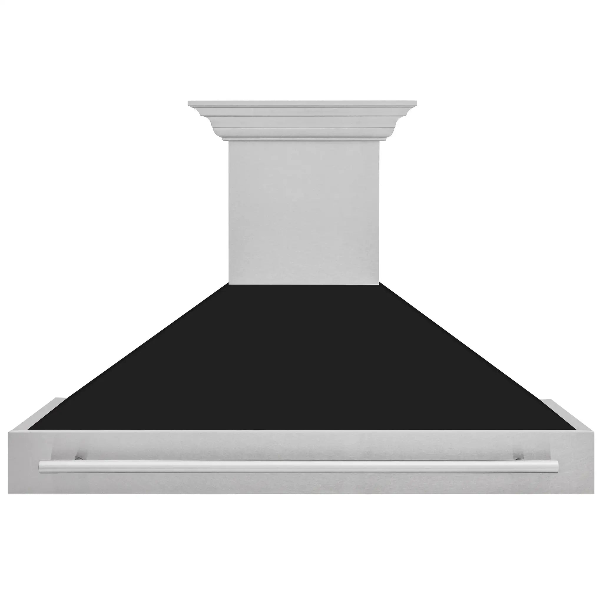 ZLINE 48" Autograph DuraSnow Black Matt Wall Range Hood 8654SNX-BLM-48 by Farmhouse Kitchen and Bath