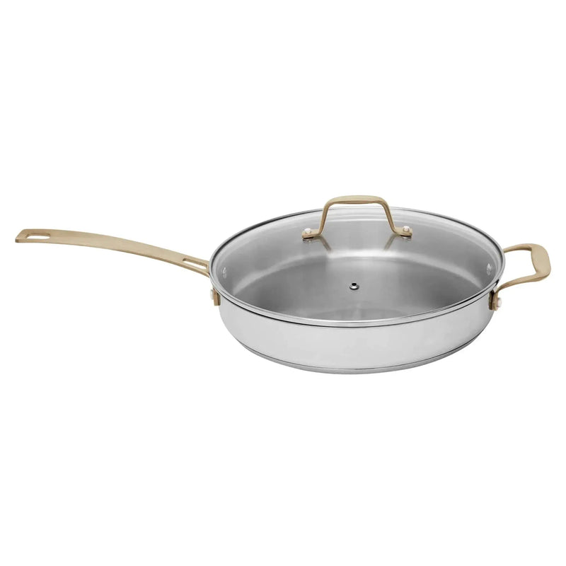 ZLINE 10-Piece Non-Toxic Stainless Steel and Nonstick Ceramic Cookware Set CWSETL-NS-10 by Farmhouse Kitchen and Bath
