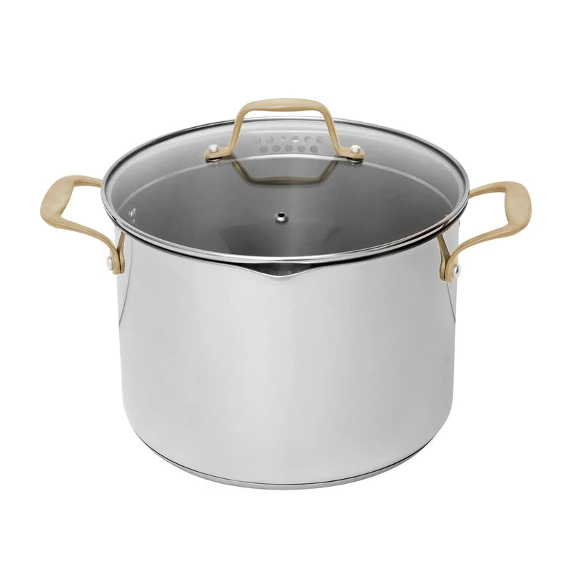 ZLINE 10-Piece Non-Toxic Stainless Steel and Nonstick Ceramic Cookware Set CWSETL-NS-10 by Farmhouse Kitchen and Bath