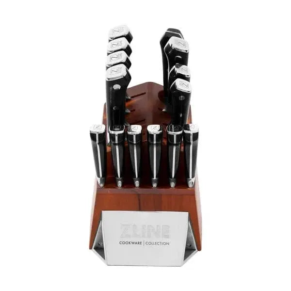 ZLINE 15-Piece Professional German Steel Kitchen Knife Block Set KSETT-GS-15 by Farmhouse Kitchen and Bath