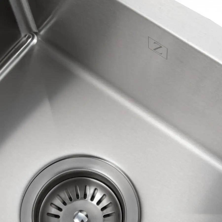ZLINE 15" Undermount Single Bowl Bar Sink in Stainless Steel, SUS-15 by Farmhouse Kitchen and Bath