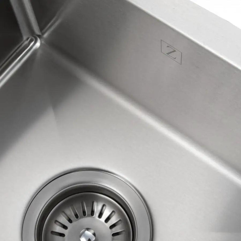 ZLINE 15" Undermount Single Bowl Bar Sink in Stainless Steel, SUS-15 by Farmhouse Kitchen and Bath